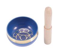 ibasenice Buddhist Sound Bowl Meditation Singing Bowl Metal Yoga Mallet for Multi-function Use in Meditation Practice