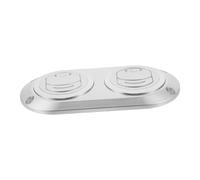 ibasenice Bus Air Vent Deflector Silver Grey Quiet Air Outlet Cover for Rv Car Boat Compatible with Multiple Bus Models