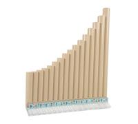 ibasenice C Key Panpipes for Beginners Children Musical Instrument 16 Pipes Row Flute Made of Safe Abs Resin Suitable for Musical Education and School Use