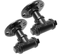 ibasenice Cabinet Handles Vintage Water Pipe Design 2pcs Industrial Style Iron Stable and Practical Wardrobe Door Pulls for Cupboard and Drawer Hardware