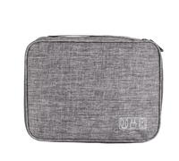 ibasenice Cable Storage Bag Digital Carrying Pouch Polyester Large Capacity for Equipment and Accessories, Sturdy Construction, Easy to Clean, Daily Use and Travel
