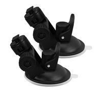 ibasenice Car Dash Camera Suction Cup Mount 2Pcs Black Compatible Navigators and Digital Cameras