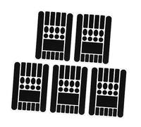 ibasenice Carbon Chain Guard Bike Frame Protector Black Road Bike Chainstay Protector Bicycle Frame Protective Stickers