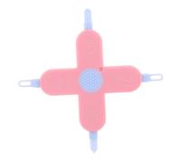 ibasenice Care Tool Kit Pink Nasal Sucker Ear Wax Remover Nail Picker Safe Nail Trimmer for Newborns Boy Girl Breath Easy Cleaning