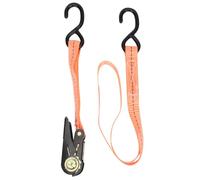 ibasenice Cargo Binding Device 800kg Pulling Force 2pcs Ratchet Tie down Straps with Anti-slip Quick Release, Polyester and Steel Material, Suitable for Roof Rack and Truck