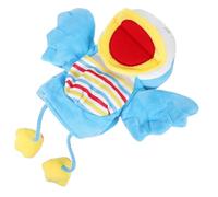 ibasenice Cartoon Hand Puppet with Movable Mouth Interactive Storytelling Plush Animal Soft Duck Puppet for Imagination and Creative Play for and Vocabulary Development