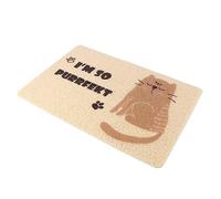 ibasenice Cat Litter Mat Catcher Pet Cushion for Comfortable Touch Easy to Clean Scratch-resistant for Keeping Homes Tidy Multi-season Pvc Design