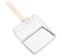 ibasenice Cat Litter Scoop Cleaning Tool Wooden Handle Sifter for Litter Box and Integrated Function