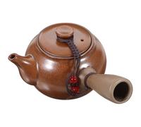 ibasenice Ceramic Filter Teapot Retro Elegant Simple and Generous Shape Easy to Use and Clean Assorted Color Household Water Kettle Suitable for Use at Home Or in The Office Random Color