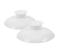 ibasenice Ceramic Tea Kettle Lid 3.23 Inch Porcelain Replacement Cover for Household Teapot Use and Outdoor Tea Brewing