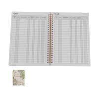ibasenice Check Register Book for Personal Use and Small Business Accounting Ledger Portable Finance Management Paper Material Classic Style