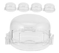 ibasenice Child Safe Stove Knob Covers 5pcs Material Universal Cooker Knob Protection for Babies Kitchen Gas Safety Lock