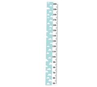 ibasenice Children's Growth Chart Height Ruler Wall Sticker Cloudy Sky Theme Boys and Girls Room Decor Boys Girls Wall Art