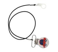 ibasenice Children's Hearing Aid Lanyard Clip Stainless Steel Lightweight Rope, Prevent Falling Off Protection Strap for Single or Double, for Daily Use