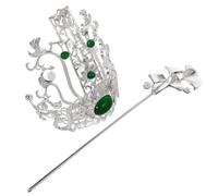 ibasenice Chinese Ancient Hair Crown Hair Stick with Dragon and Phoenix Design for Hanfu Cosplay and Men and Women