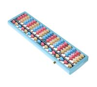 ibasenice Chinese Plastic Abacus for Section Educational Math Tool for Mental Arithmetic Enhancing Memory and Attention for School and Home Use