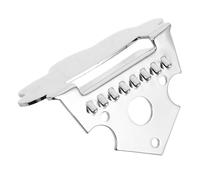 ibasenice Chrome Guitar Tailpiece Bridge Mandolin Tailpiece Replacement Scratch Plate Electric Acoustic Guitar Accessories