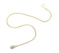 ibasenice Chunky Snake Choker Necklace for Women with Sparkling Zircon Charms Bendable Retro Statement Jewelry Elegant Collarbone Enhancer Unique Transformation Motif Fashionable Gold-tone
