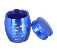 ibasenice Cinerary Casket Pet Memorial Urn Lightweight Cremation Ashes Holder Keepsake Box with Unscrew Lid for Dog Bone Storage