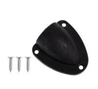 ibasenice Clamshell Vent Cover for Boat, Nylon 2.5 Inch Black with Mounting Screws, Wire and Hose Routing, Splash-proof UV Resistant, Locker Vents