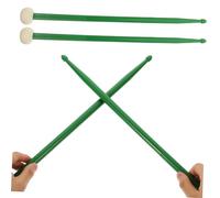 ibasenice Classic Felt Drumstick Double-Ended Nylon Tip Musical Percussion Stick for Beginners Practical Drum Mallet for Stage Performance and Drum Pad Practice