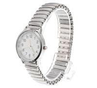 ibasenice Classic Quartz Wrist Watch for Men with Large Dial, Luminous Design and Accurate Timekeeping, Stylish Silver Finish Suitable for Everyday Wear and Outdoor Activities Random Style