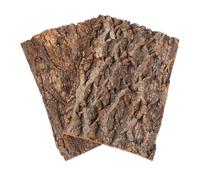 ibasenice Climb the Bark 2Pcs Synthetic Tree Bark Reptile Hides for Snake Lizard Tarantula Vivarium Decor Safe Eco Friendly 11.8X7.9X0.8 Inch