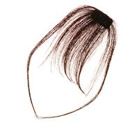ibasenice Clip in Hair Bangs Extension with Realistic Effect, Brown Hair Wire Material, Lightweight and Comfortable Hairpiece for Women, Suitable for Daily Life and Weddings
