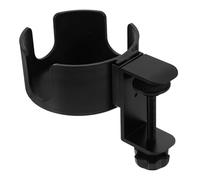 ibasenice Clip-on Desktop Cup Holder for Desk with Anti-fall Design and Strong Abs Aluminium Alloy Material, Suitable for Trains and Playrooms with Hook at The Bottom for Convenient Mug