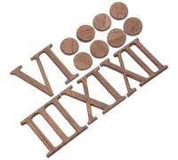 ibasenice Clock Numbers Replacement Clock Numerals Wooden DIY Parts Not Easy to Wear Widely Applicable
