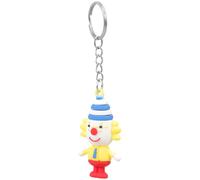 ibasenice Clown Figurine Keychain Cute Purse Pendant Decorative Backpack Keyring Hanging Charm for Circus Party