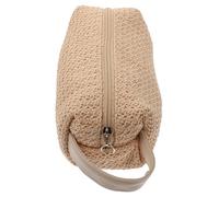 ibasenice Clutch Bag for Women Zipper Bag Large Capacity Handmade Woven Craftsmanship Stylish Fashionable Elegant Eye-catching Beach Travel