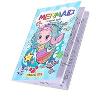 ibasenice Coloring Book for Boys and Girls Easy Mermaid Coloring Pages Designs to Enhance Creativity and Hand Strength for Birthdays and Special Occasions