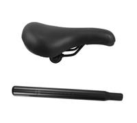 ibasenice Comfortable Bike Seat Soft Cushion for Replacement Bicycle Saddle with Support Rod Tool Easy Install for Boys