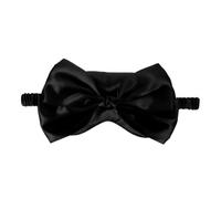 ibasenice Comfortable Silk Sleep Mask with Contoured Fit for Sleeping and Long Flights, Black Cloth Eye Mask for Outdoor Use, Soft Padded Eye Cover for Restful Sleep