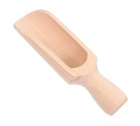 ibasenice Compact Wooden Salt Spoon for Household Use, Easy to Use and Versatile Kitchen Utensil Made of Natural Beech Wood, for Salt, Tea, and Coffee Scooping in Home Kitchen