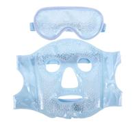 ibasenice Cooling Eye Mask with Ice Beads and Pvc Material, Cold Compress for Skin Care and Facial Treatments, Alleviating Fatigue and Soothing Eyes during Sleep or Relaxation