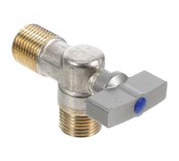 ibasenice Copper Ball Valve for Reliable Water Flow Control with Triangle Valve Switch Design Easy Operation and Enhanced Safety for Household Pipeline and Dishwasher