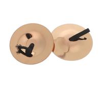 ibasenice Copper Finger Cymbals for Mini Belly Dance Percussion Instrument Lightweight Small Finger Zills with Bright Clear Sound Craft for Preschool Montessori Party Use