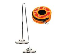 ibasenice Copper Tibetan Cymbal Bells Buddhist Meditation Yoga Bell for Sound Healing and Rituals