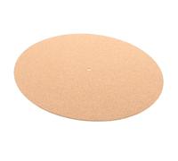 ibasenice Cork Turntable Mat Reduces Unwanted Vibrations and Prevents Record Scratch, Khaki Non-slip Pad for Record Player and Vinyl Turntable Slipmat Suitable for Friends and Family Use