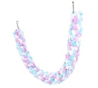 ibasenice Cotton Climbing Rope for Hamsters and Lizards Bendable Small Pet Exercise with Hook for Cage Hanging Enhances Balance and Coordination for Bearded Dragons and Sugar Gliders