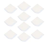 ibasenice Cotton Handkerchief Baby Nursing Towels Face Towel 10pcs Blue Double-Layer Cotton Absorbent Fast Drying Does Not Fade for Newborn Feeding and Bathing, Suitable for Dad
