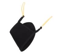 ibasenice Cotton Violin Shoulder Rest Chin Rest Pad Set 1/2 Size Large Violin Support Cushion Soft Pure Cotton Chin Cushion for Practice and Performance