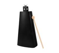 ibasenice Cowbell Musical Instrument with Stick Lightweight Metal Cowbell for Sporting Events Hand Percussion Noise Maker for Cheering for Drumming and Team Spirit