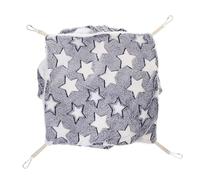 ibasenice Cozy Single-Layer Fleece Hanging Bed for Small Pets Snug Squirrel Hammock for Hamsters and Guinea Pigs PET Cage Accessory
