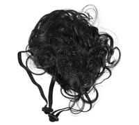ibasenice Creative Black Afro Pet Wig for Dogs and Cats Funny 1pcs Cosplay Hairpiece Unique Pet Accessory