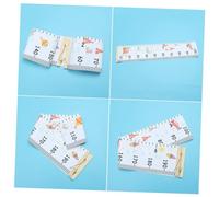 ibasenice Creative Boy Girl Growth Chart Boy Girl Height Measurement Ruler Wall Decal with Pine Wood for Nursery and Bedroom Decoration and Easy to Install