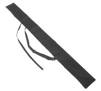 ibasenice Creative Carrying Case for Japanese and Chinese Swords, Black Cloth Material with Space-Saving Design, Practical Storage Bag Featuring Japanese Culture Elements