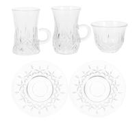 ibasenice Cup Tea Cup Elegant European Design Gourd Shape Glass Compact and Portable Versatile Use for Hot Beverages Individual Use on The Go